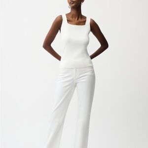 Joseph Ribkoff Classic White Tank Top-Size 8